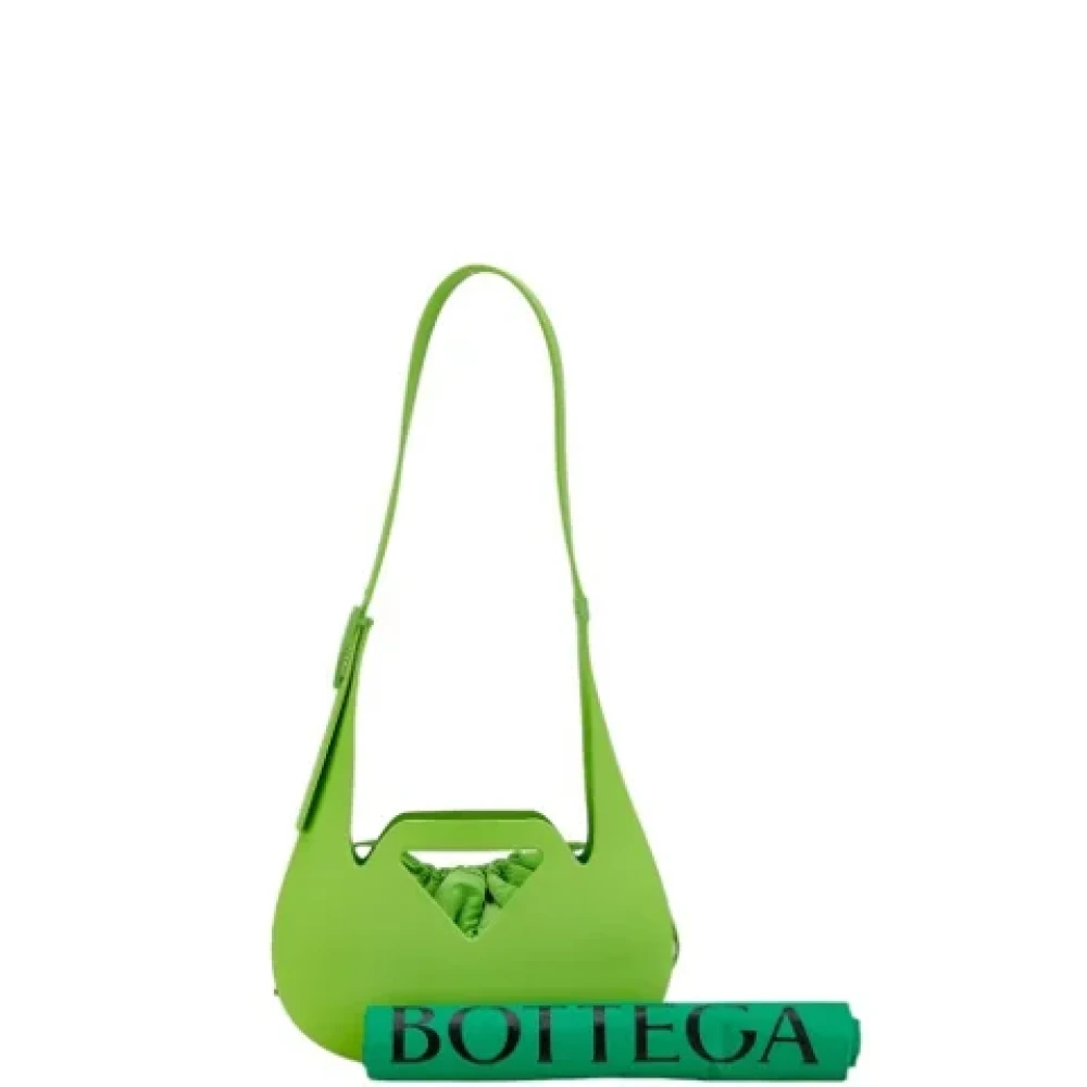 Bottega Veneta Vintage Pre-owned Rubber shoulder-bags Green Dames