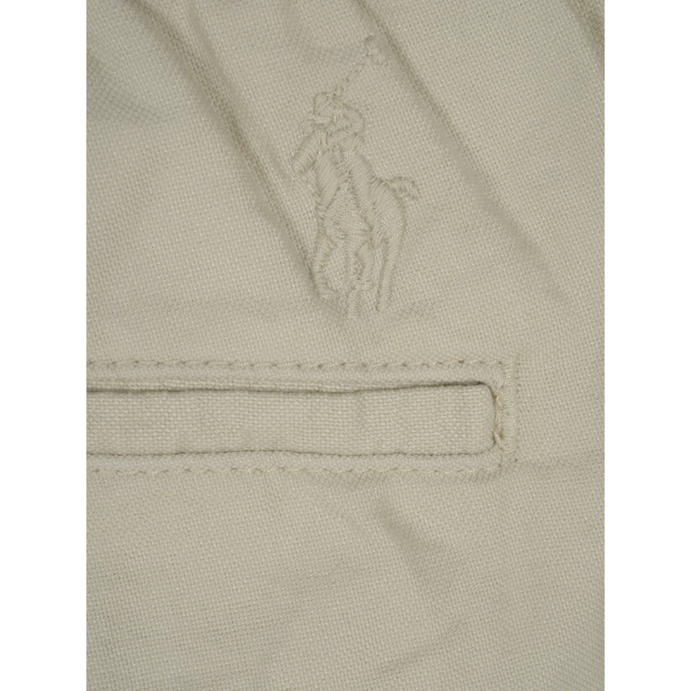 Polo Ralph Lauren Beige Broek met Platte Voorkant Beige Heren