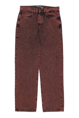 Lös Denim Byxor Tegel