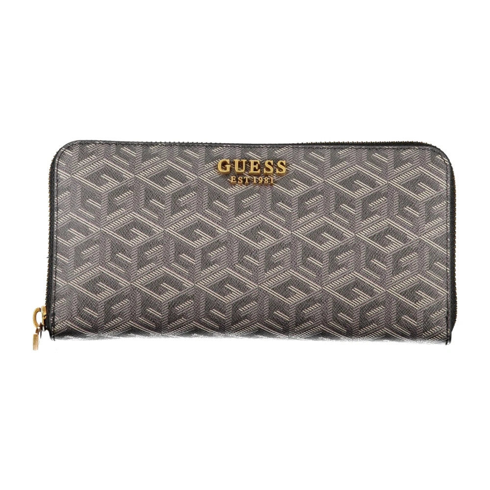 Guess Zwarte Damesportemonnee Laurel SLG Black Dames