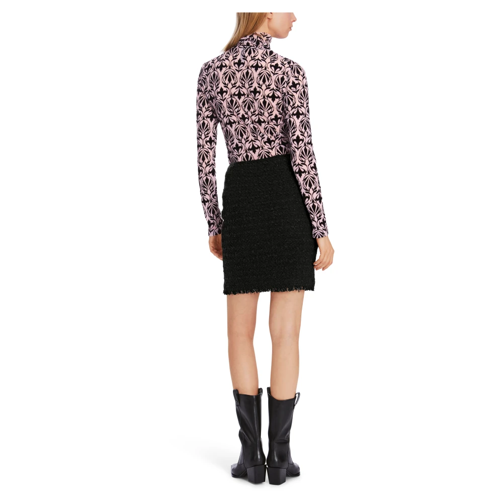 Marc Cain Gebreide Minirok met Lurex Details Black Dames