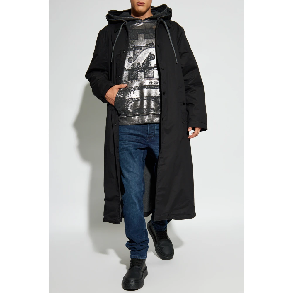 Diesel Capuchonjack J-Marlon Black Heren