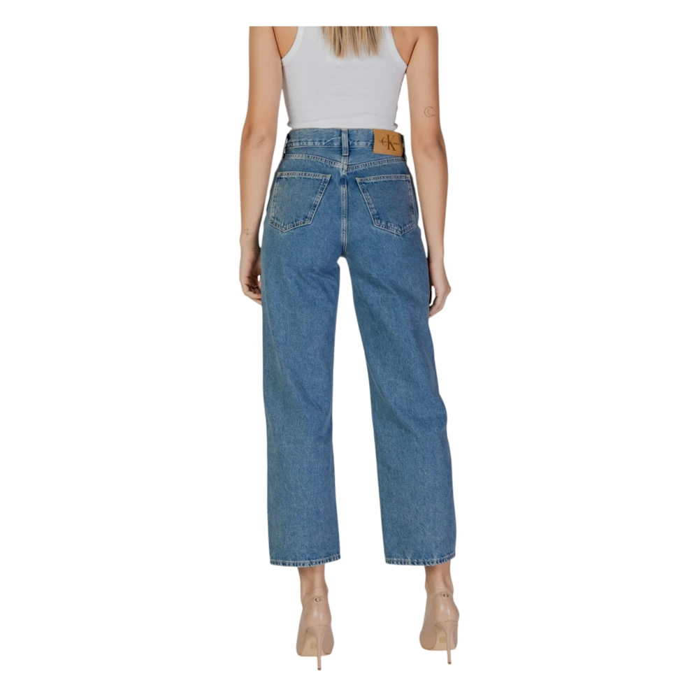Calvin Klein Jeans Regular Women's Jeans Lente Zomer Collectie Blue Dames