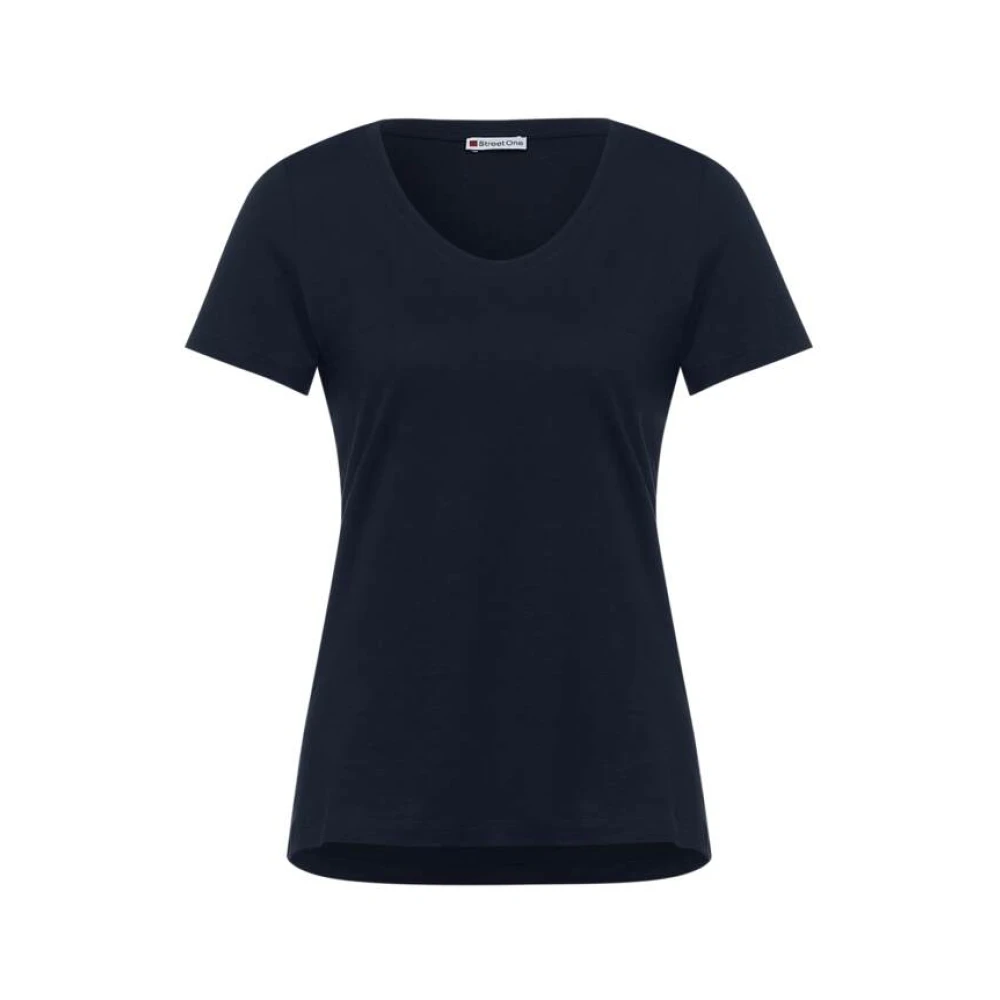 Street One T-shirt A316184 Blue Dames