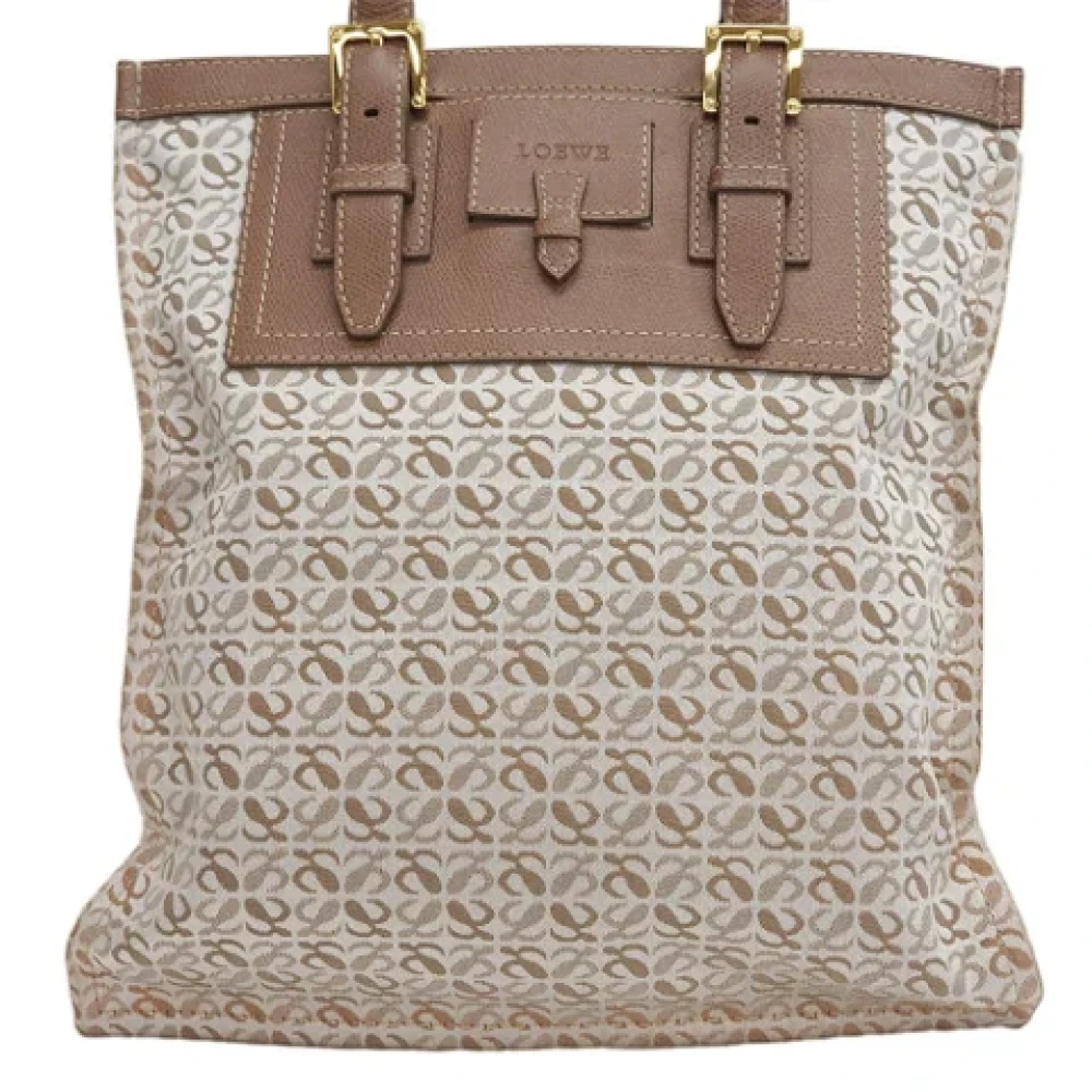 Loewe Pre-owned Fabric totes Beige Dames