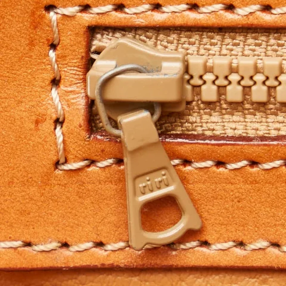 Celine Vintage Pre-owned Canvas handbags Brown Dames
