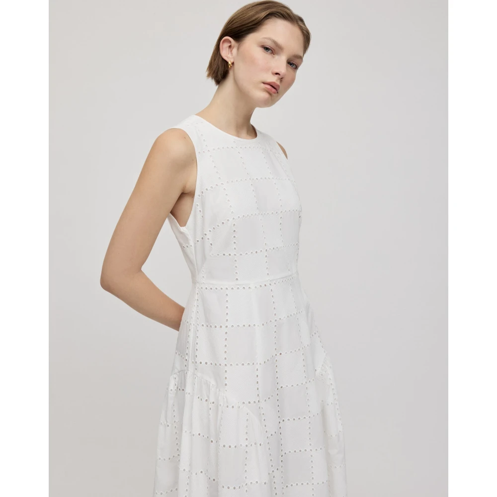 IVY OAK Marca Rose Jurk White Dames