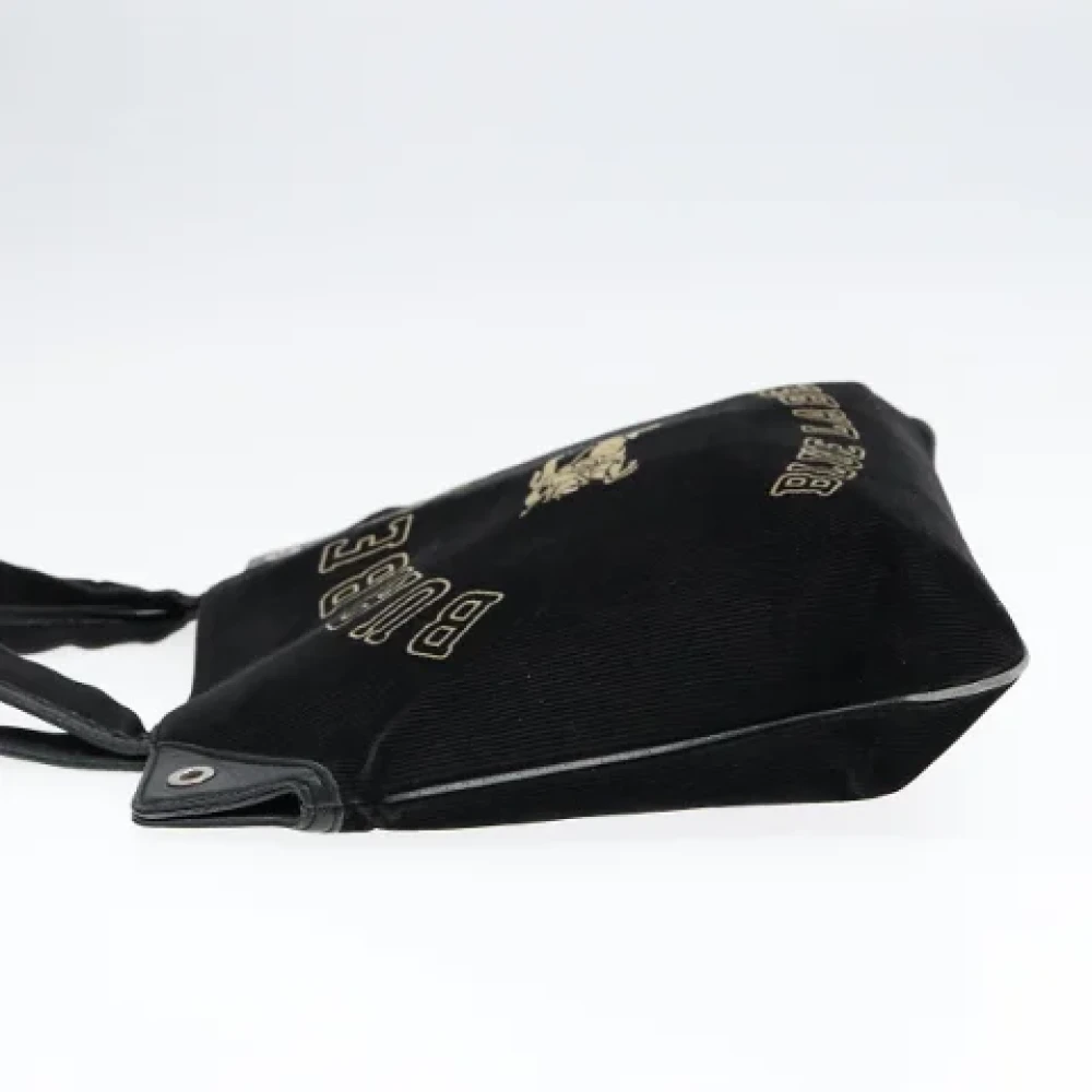 Burberry Vintage Pre-owned Corduroy handbags Black Dames