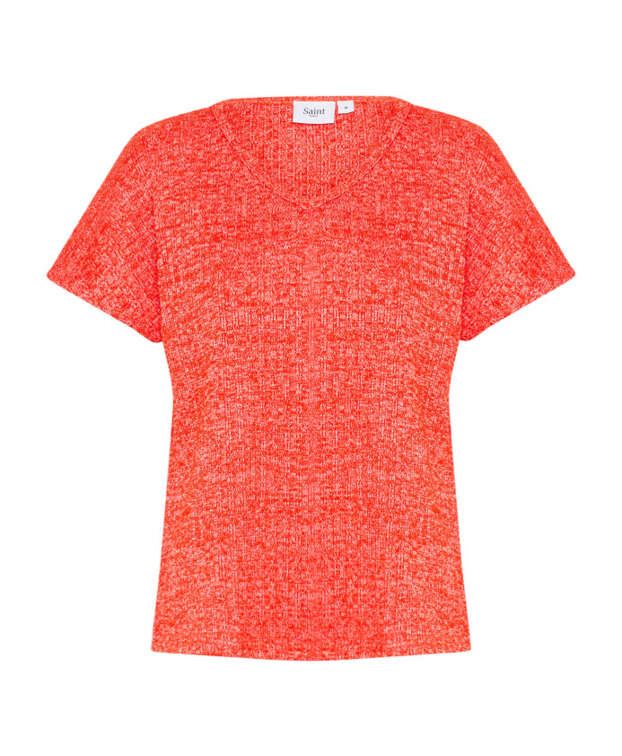 v-neck-melange-tee-top