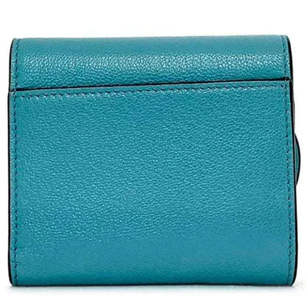 Dior Vintage Pre-owned Canvas wallets Blue Dames