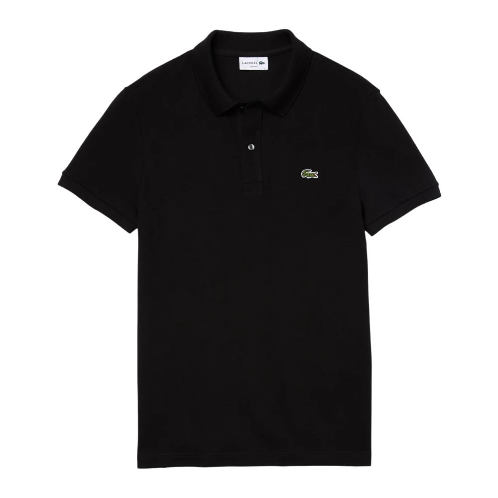 Lacoste Men's Black Polo Shirts, M, L.12.12 Slim Fit Polo