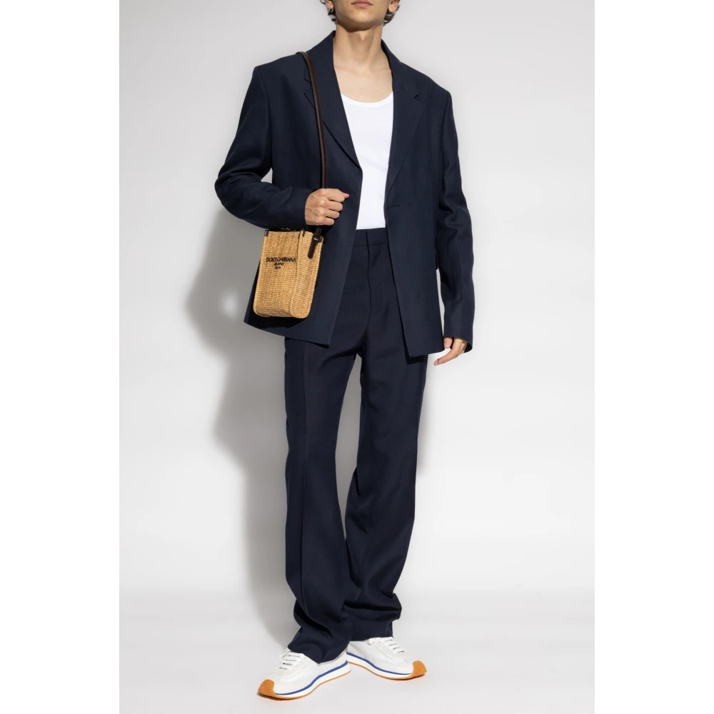 Jacquemus Geplooide broek Blue Heren