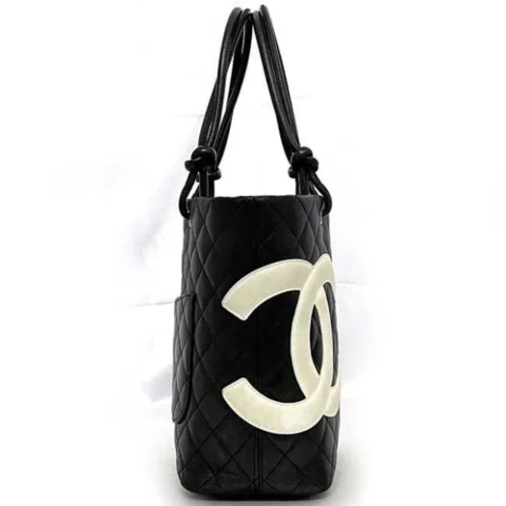 Chanel Vintage Pre-owned Fabric chanel-bags Black Dames
