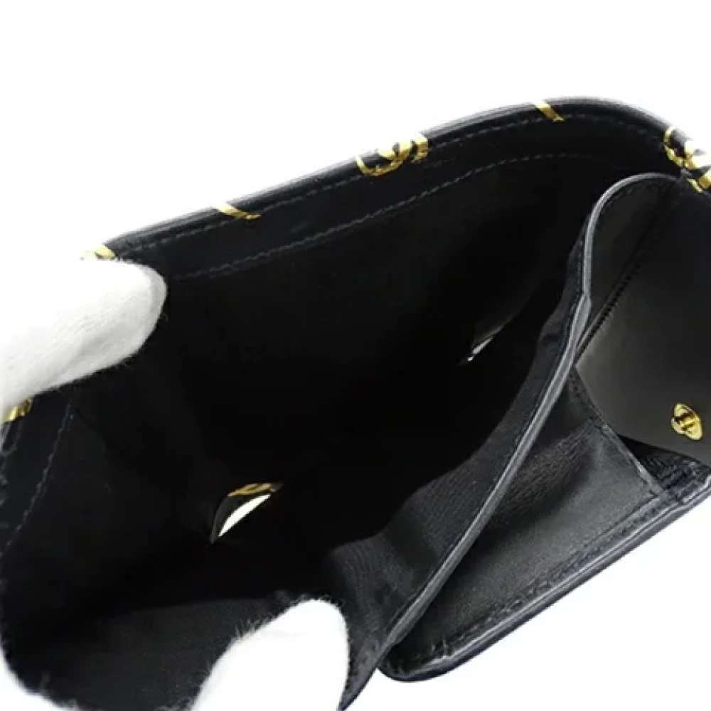 Gucci Vintage Pre-owned Leather wallets Black Dames