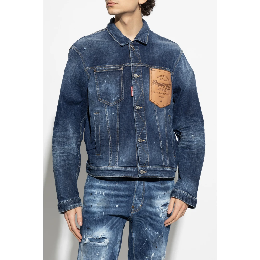 Dsquared2 Denim jas Blue Heren