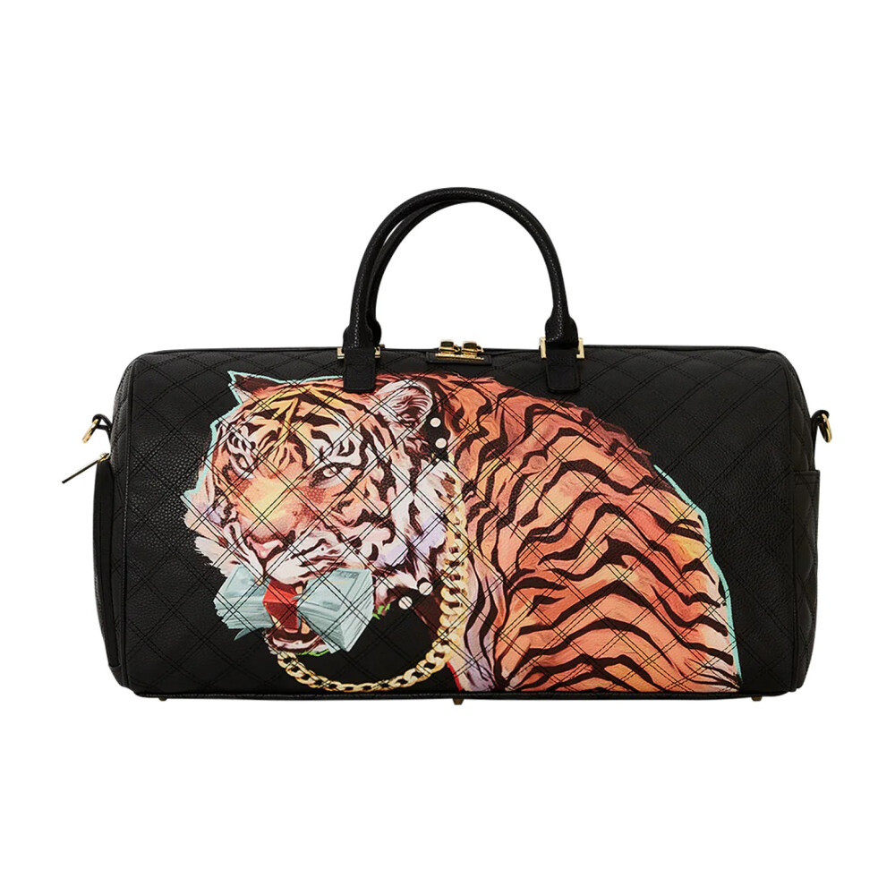 Gucci tiger duffle on sale bag