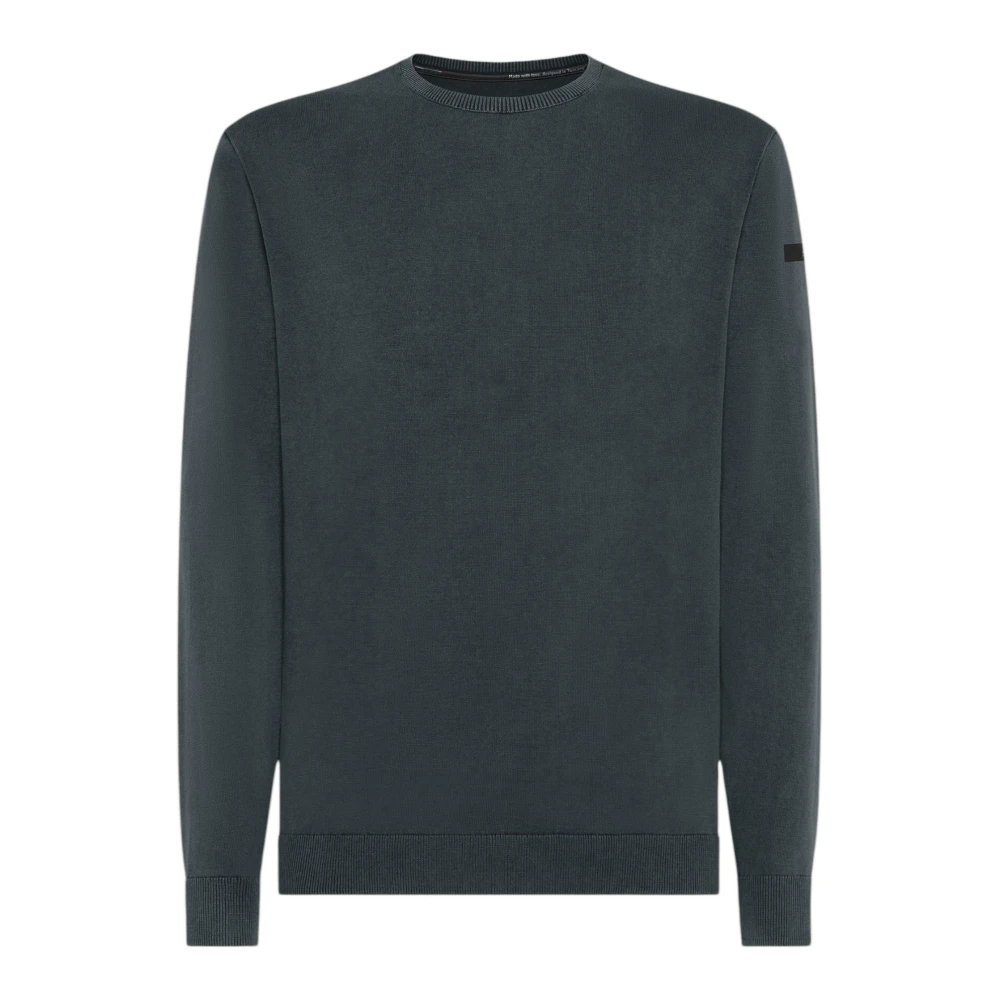 Rrd Herr Blå Stickade Tröjor 2XL, Techno Wash Round 16 Knit