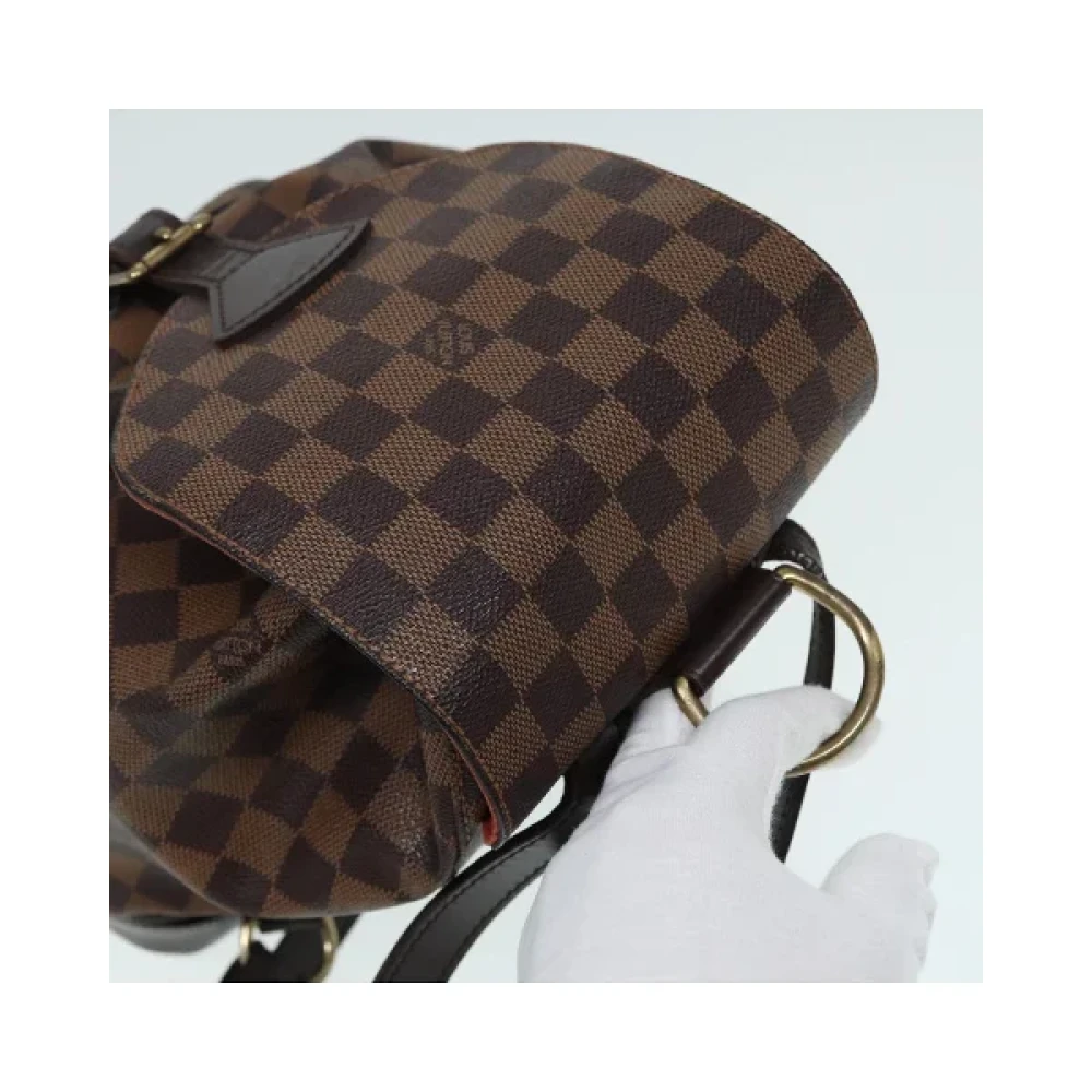 Louis Vuitton Vintage Pre-owned Canvas backpacks Brown Dames