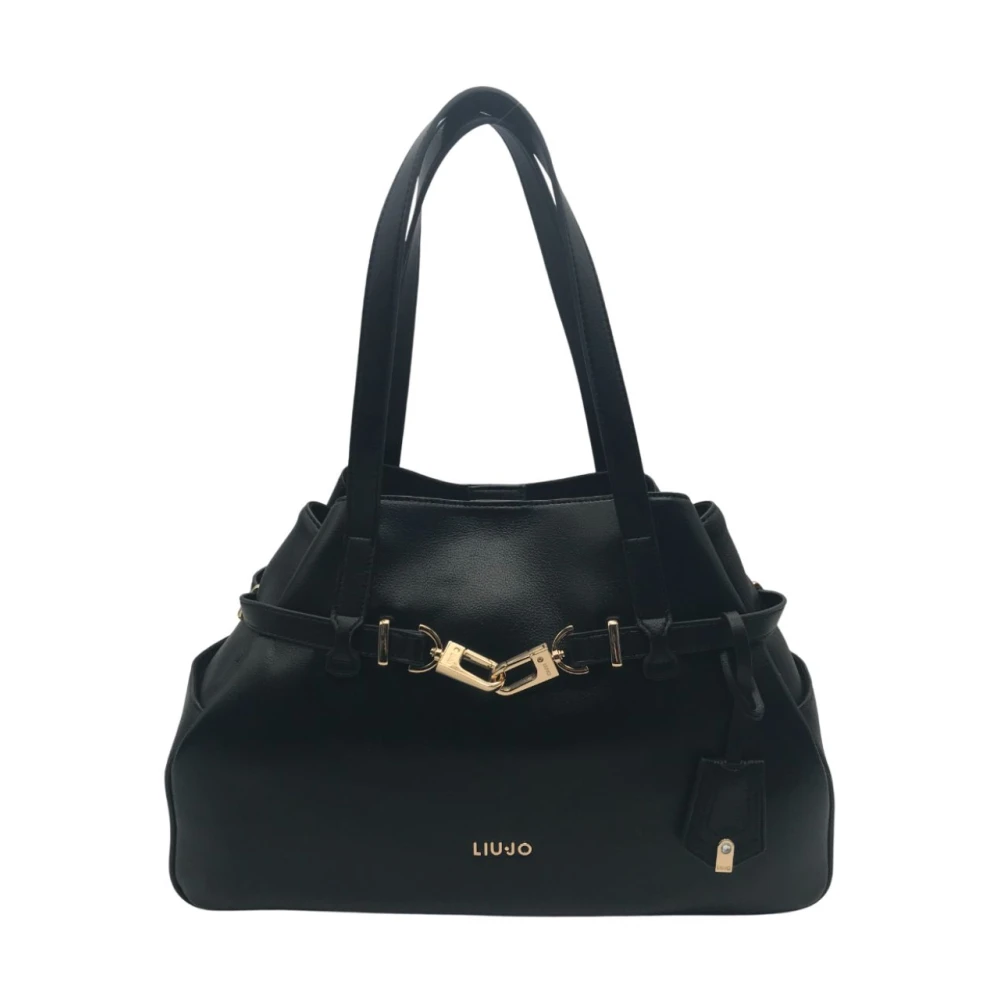 Liu Jo Stijlvolle Tote Tas met Ritsvak Black Dames