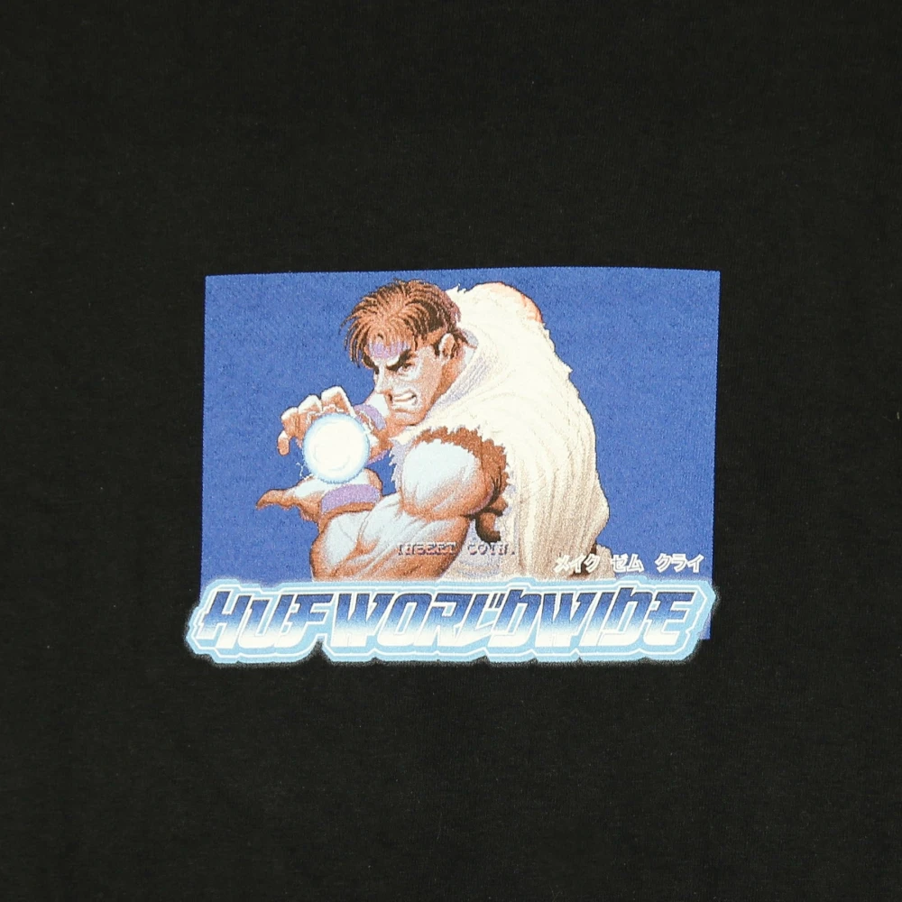 HUF Ryu Street Fighter II Zwart T-Shirt Black Heren