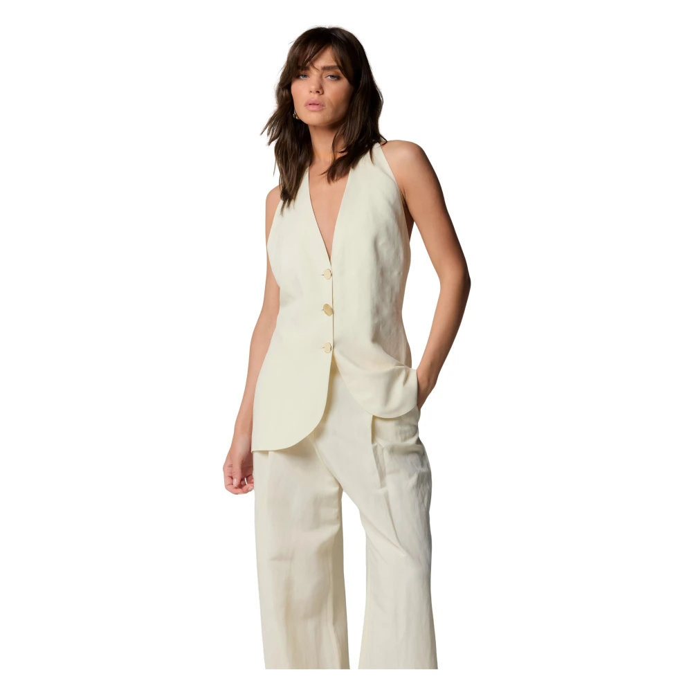Kocca Stijlvolle Vesten voor elke gelegenheid Beige Dames