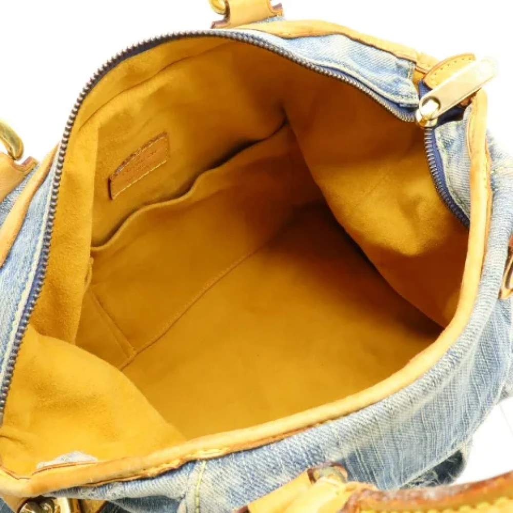 Louis Vuitton Vintage Pre-owned Denim louis-vuitton-bags Blue Dames