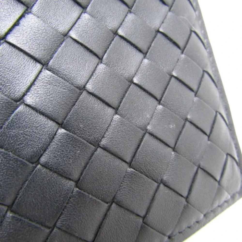 Bottega Veneta Vintage Pre-owned Leather wallets Black Dames