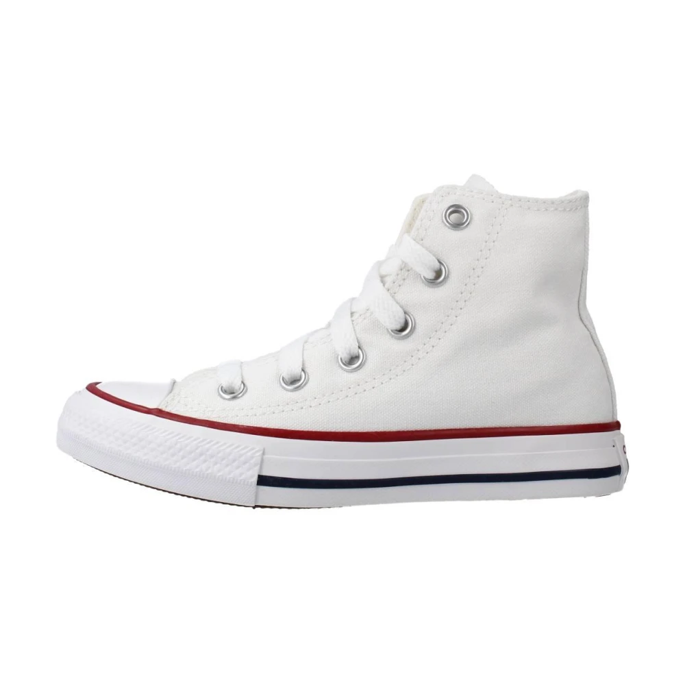 Converse  Kids Chuck High Cut Canvas Shoes - White 102 - C10.5(28.5 - Image 5