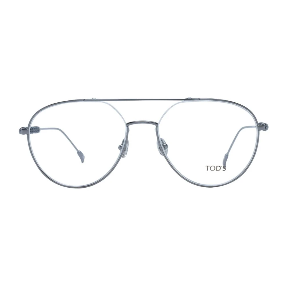 TOD'S Heren Aviator Metalen Optische Monturen Gray Heren