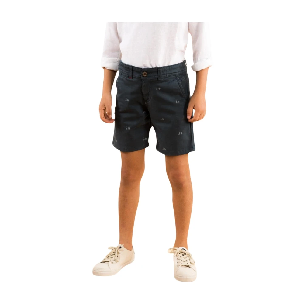 Scotta Boys Black Shorts, 8 Y, Bermuda Shorts