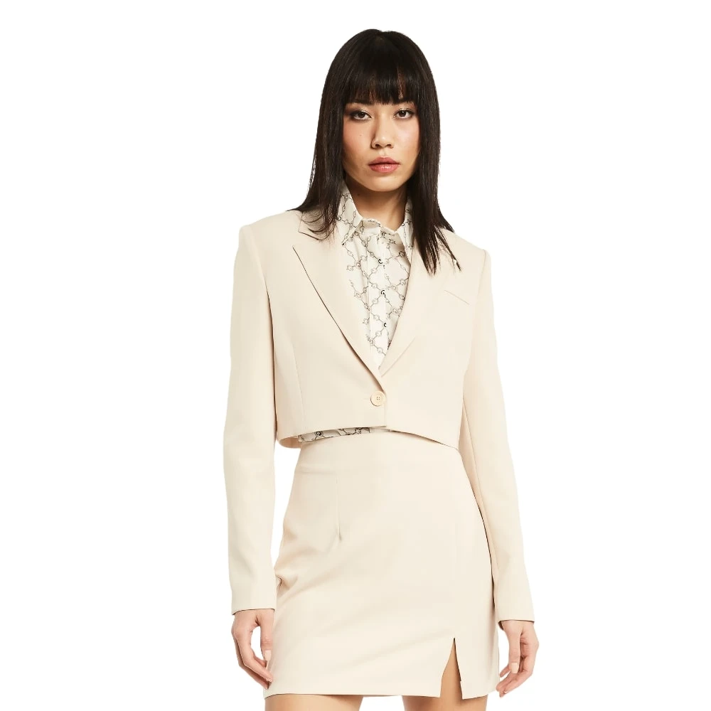 Gaudi Blazerjas Beige Dames