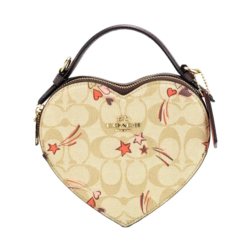 Coach Khaki Heart Star Crossbody Väska Multicolor, Dam