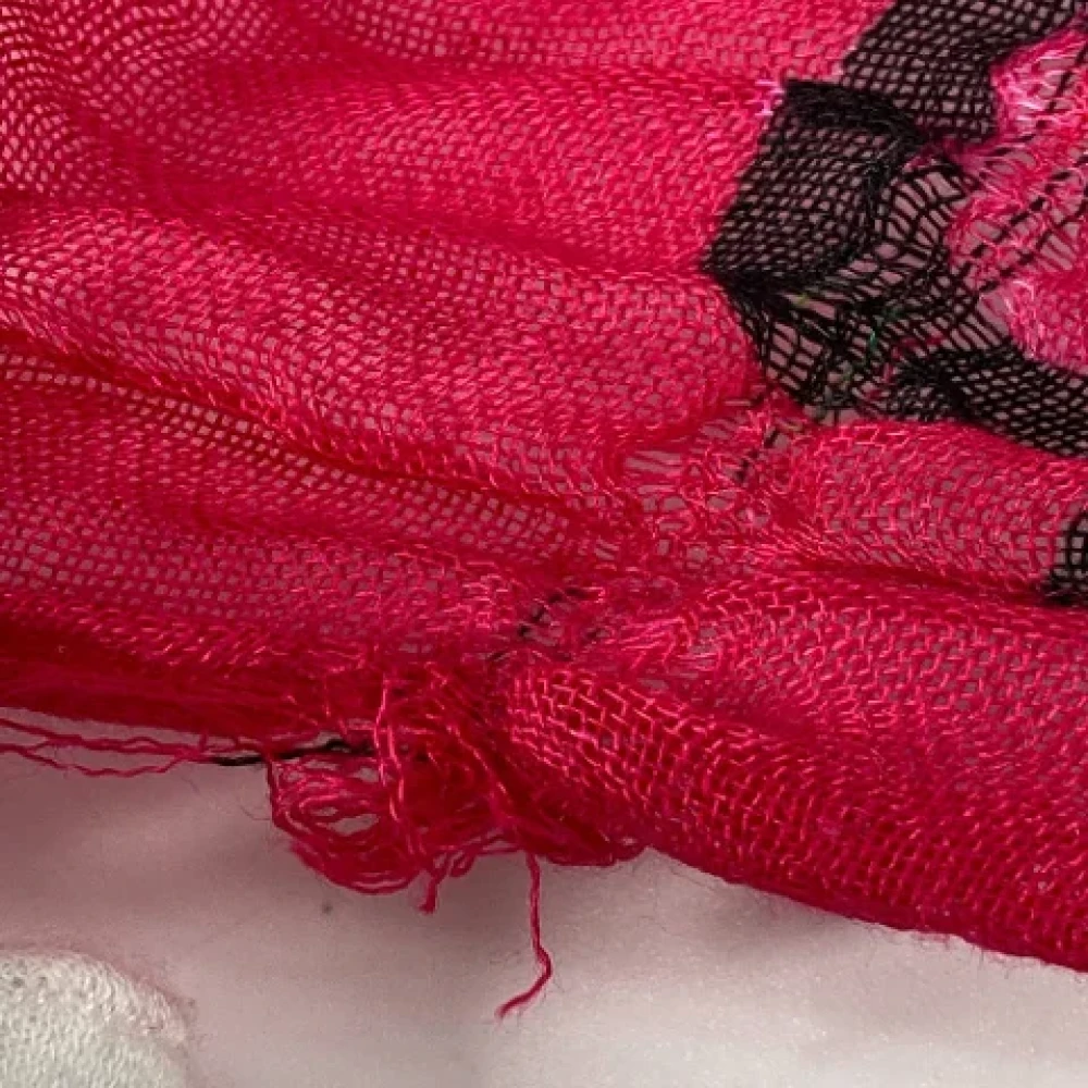 Louis Vuitton Vintage Pre-owned Fabric scarves Pink Dames