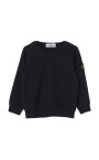 pull-enfant-col-rond-bleu