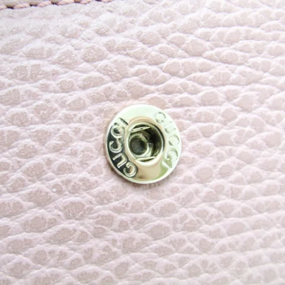 Gucci Vintage Pre-owned Leather key-holders Pink Dames