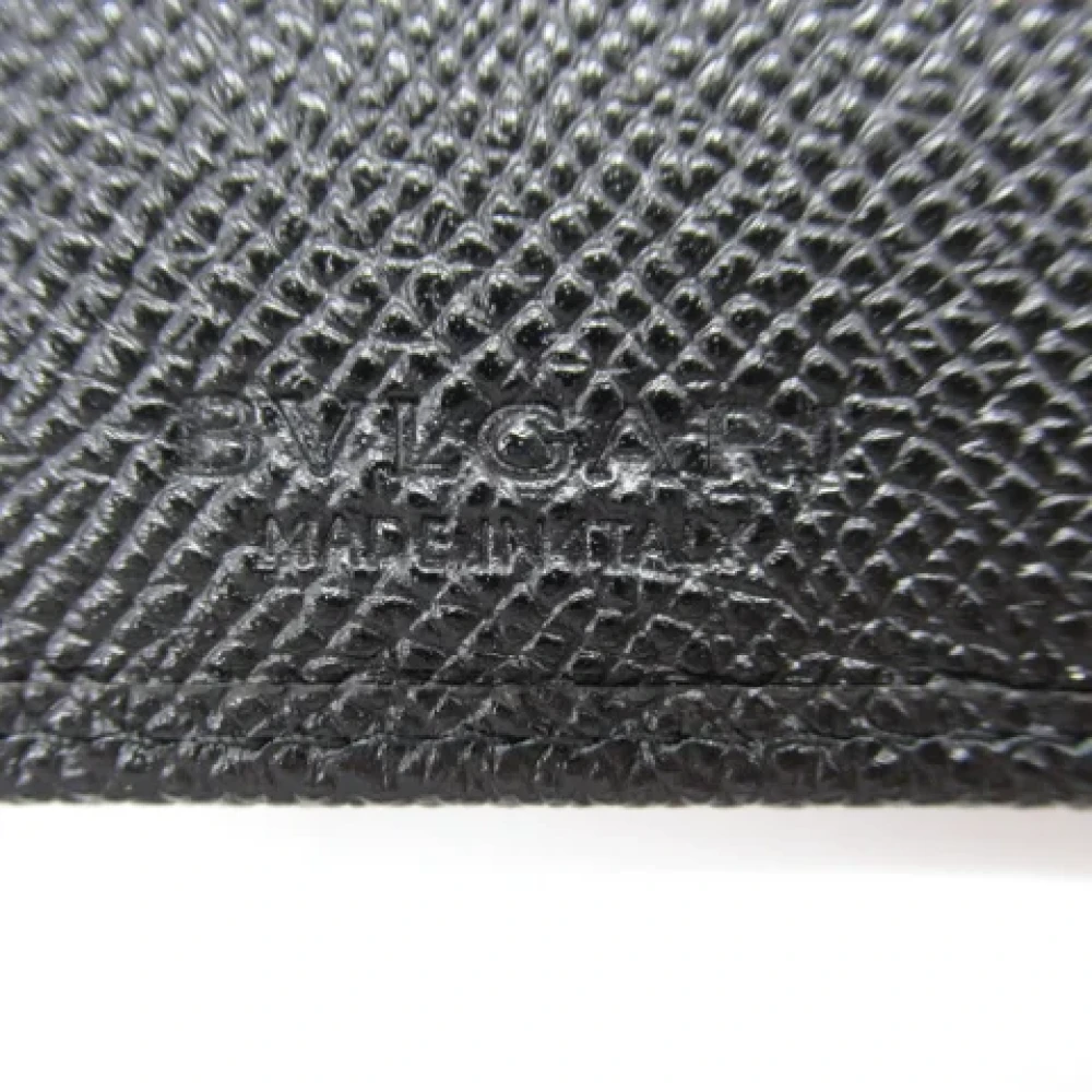 Bvlgari Vintage Pre-owned Leather key-holders Black Unisex