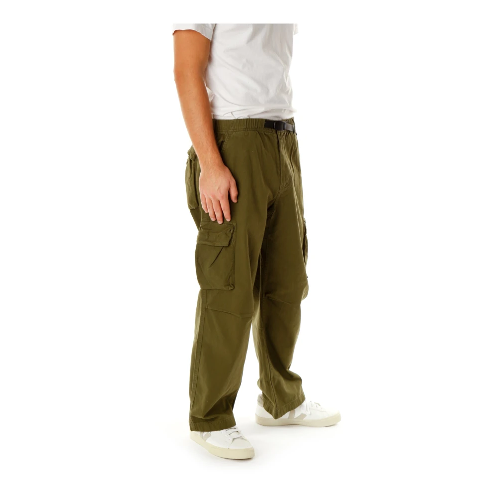 Gramicci Cargo Broek met Elastische Taille Green Heren