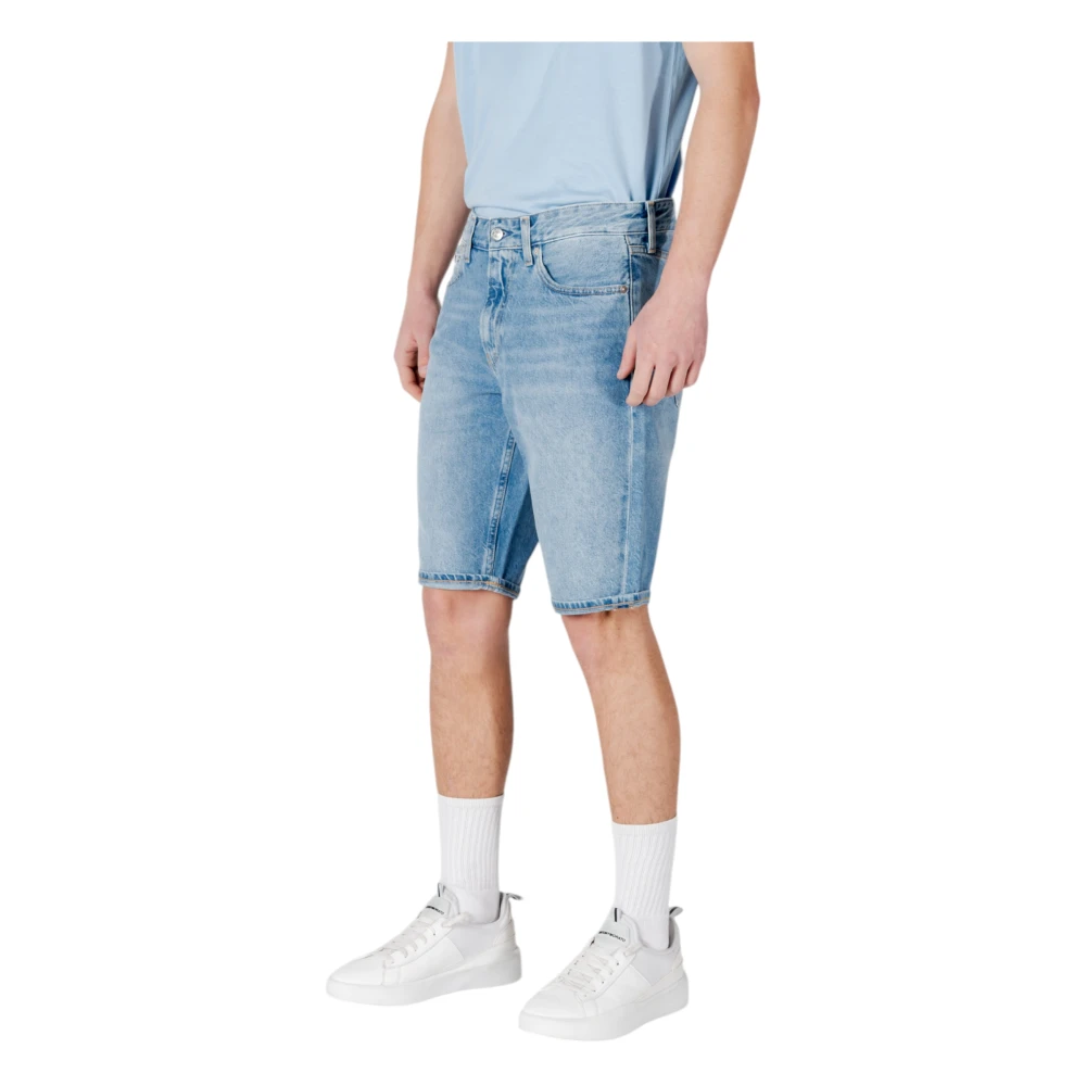 Calvin Klein Jeans Heren Bermuda Shorts Collectie Blue Heren