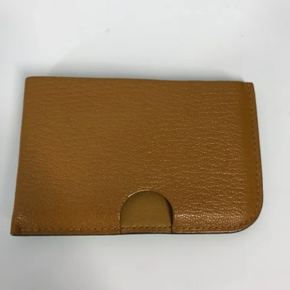 Hermès Vintage Pre-owned Leather wallets Green Dames