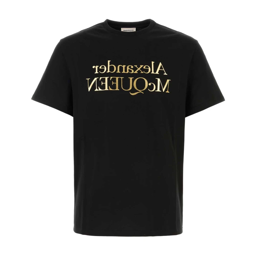 Alexander mcqueen Zwarte katoenen T-shirt Black Heren