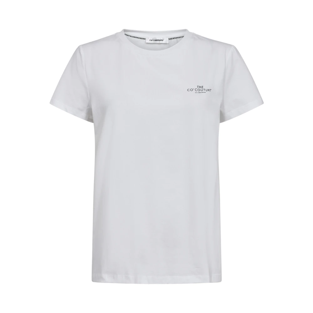 Hvit Logo Tee T-Skjorte