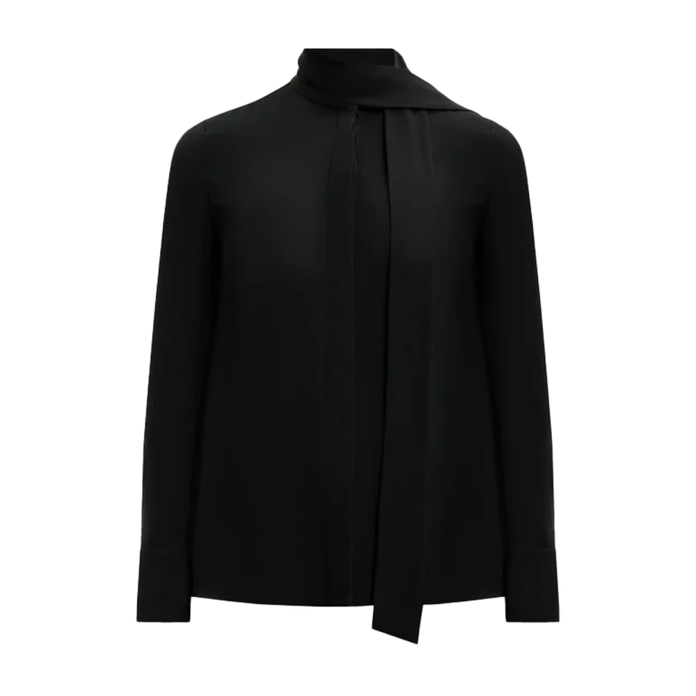 Valentino Garavani Black Stylish Shirt - Female - Blouses - L - Blouses & Shirts