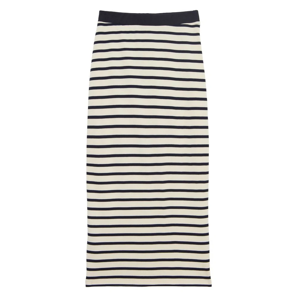 Ines De La Fressange Paris Blandine rok in marineblauw katoen Blue Dames