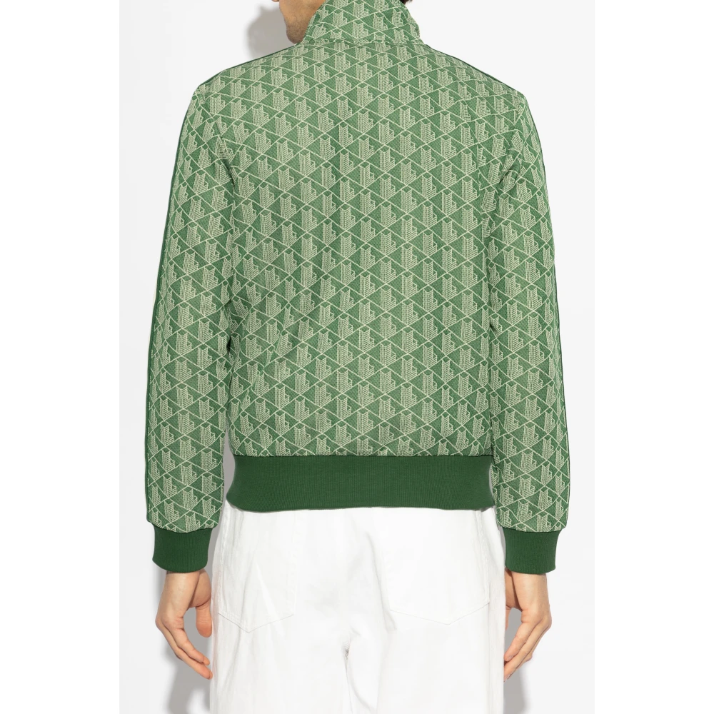 Lacoste Sweatshirt met opstaande kraag Green Heren