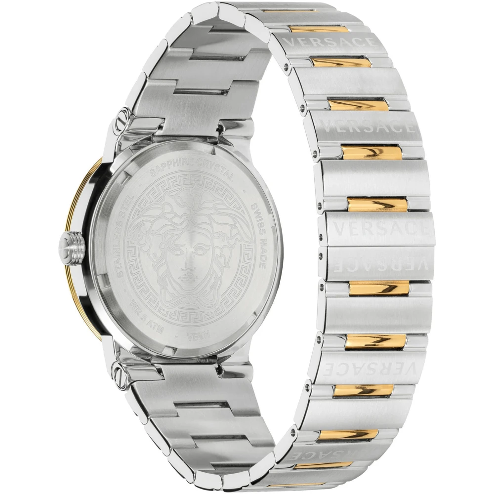 Versace Damklocka Greca Logo tvåfärgad 38 mm Vevh00620 Multicolor, Herr