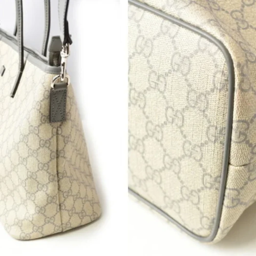 Gucci Vintage Pre-owned Canvas totes Beige Dames