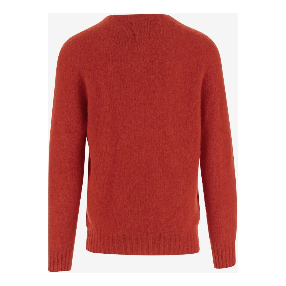 Howlin' Oranje Wol Crew Neck Sweater Red Heren