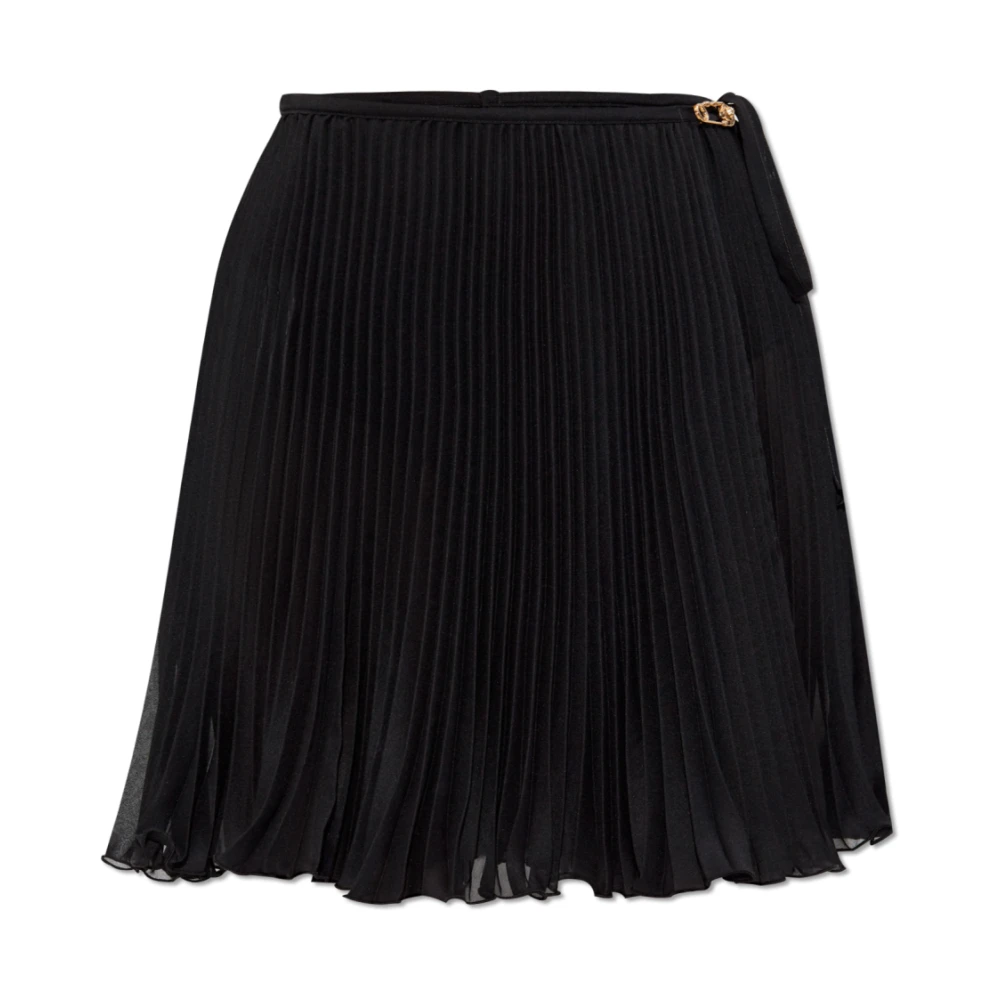 Versace Geplooide rok Black Dames
