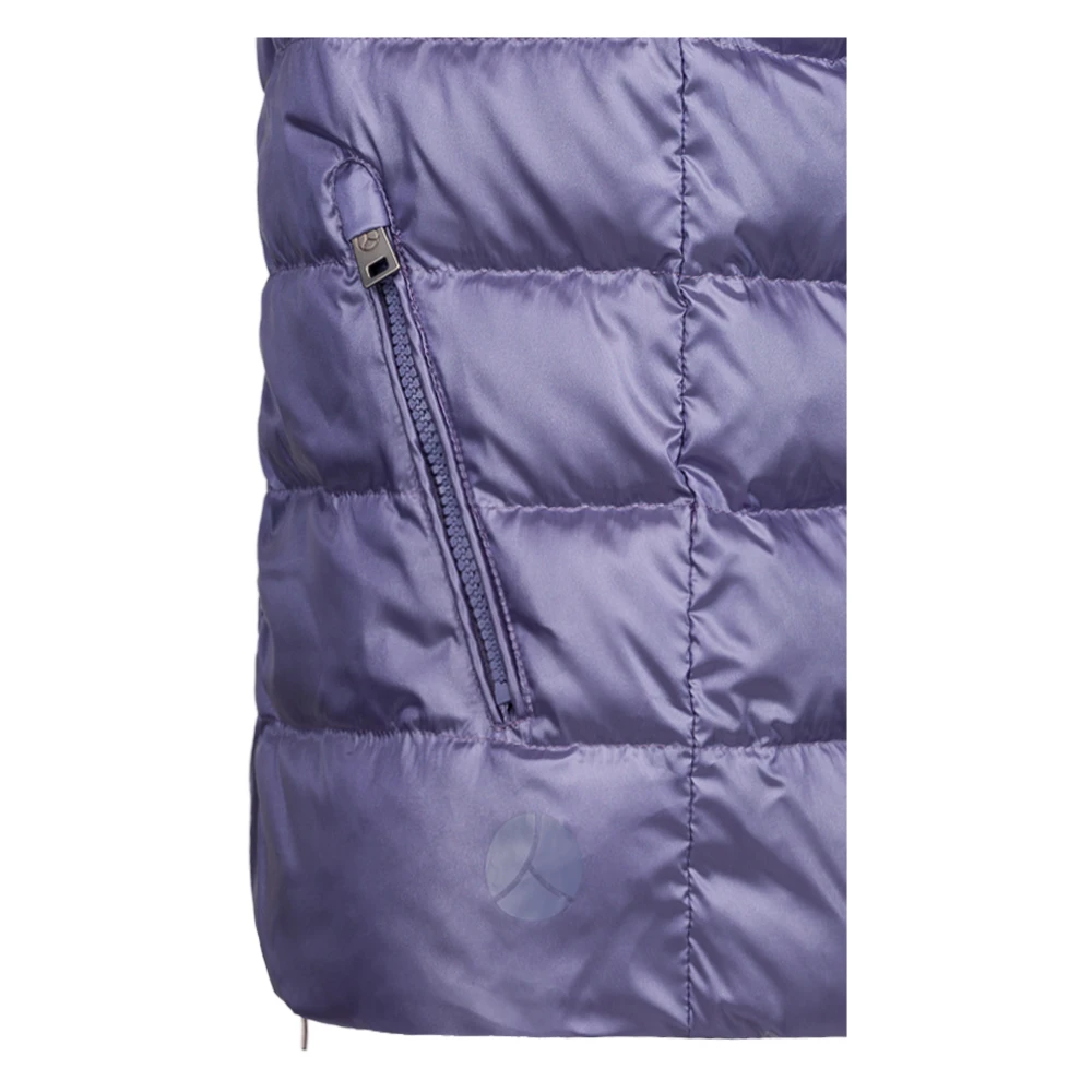People of Shibuya Omkeerbare gewatteerde jas met capuchon Purple Dames
