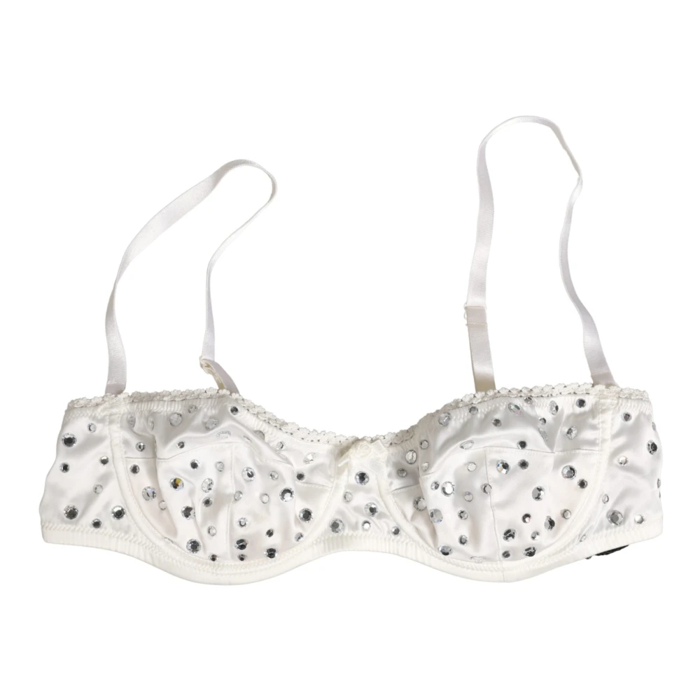 Dolce & Gabbana Women's White Semi-Pad Underwire Balconette Bra - Bras - S - Underwear